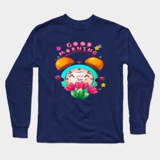 Cute Clock Clothing Design Long Sleeve T-Shirt